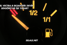Opel Vectra B Eksantrik Devir Sensörü Ne İşe Yarar?
